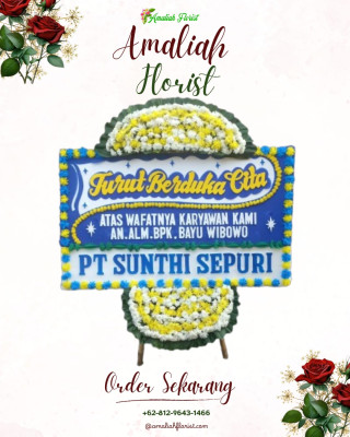 Papan Bunga Duka di Singkil Utara