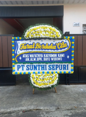Papan Bunga Duka di Singkil Utara